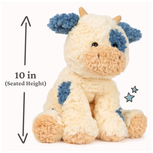 GUND Cozys Collection Cow 10-Inch Stuffed Animal Sensory Toy for Ages 0+ | Soft Tactile Sensory Details Provide Stress Relief; Teaches Nurturing, Emotional Expression and Self-Soothing Skills