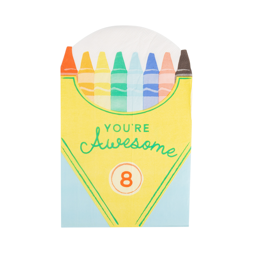 Crayon Box Shaped Dinner Napkin