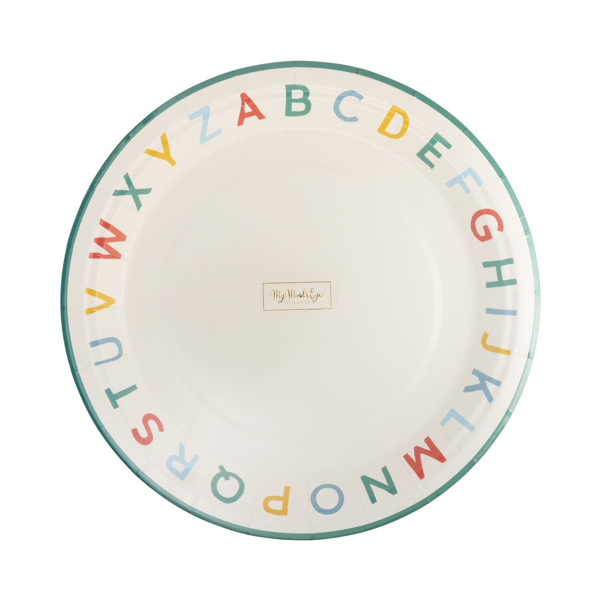 Alphabet Plate