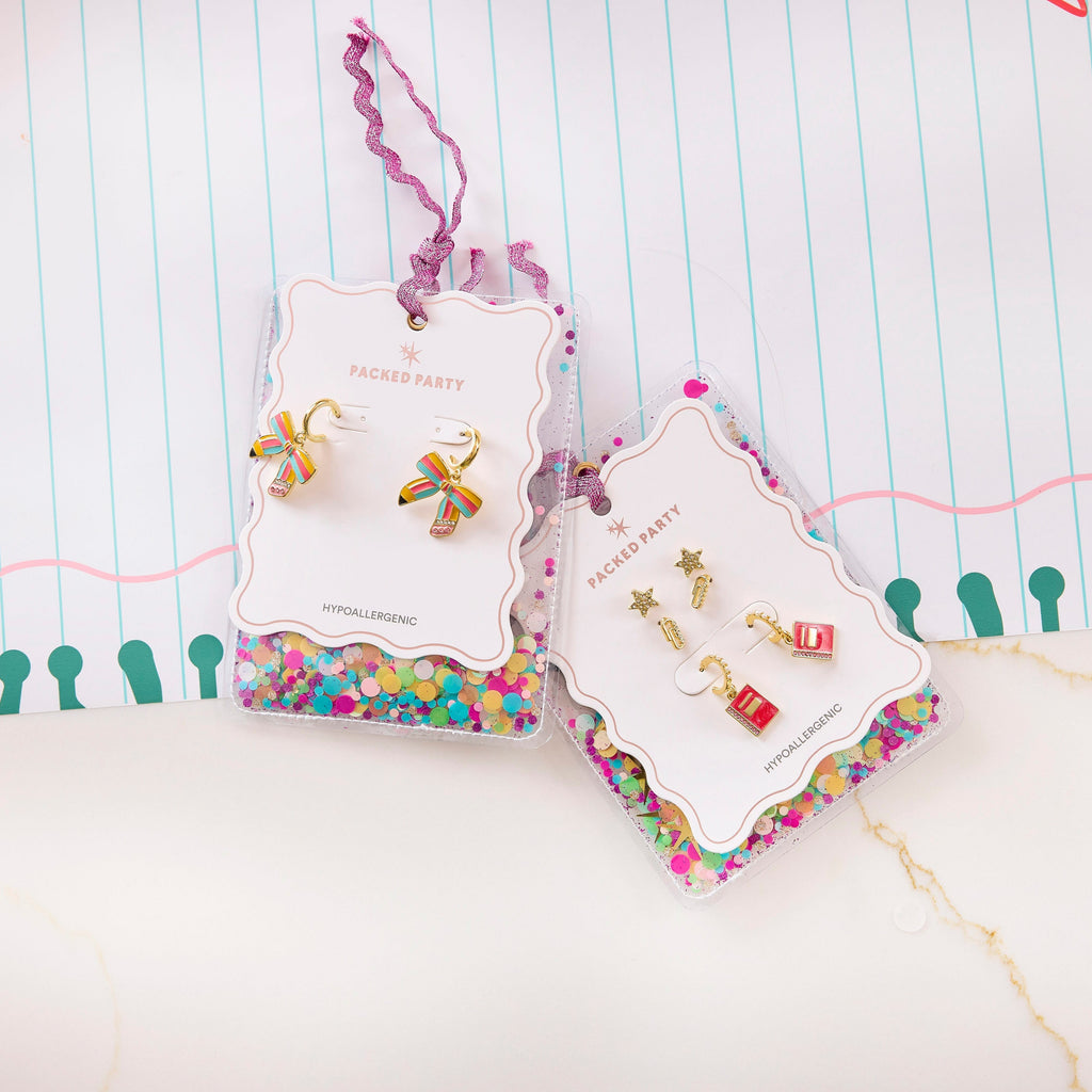 Pencil Bow Earrings
