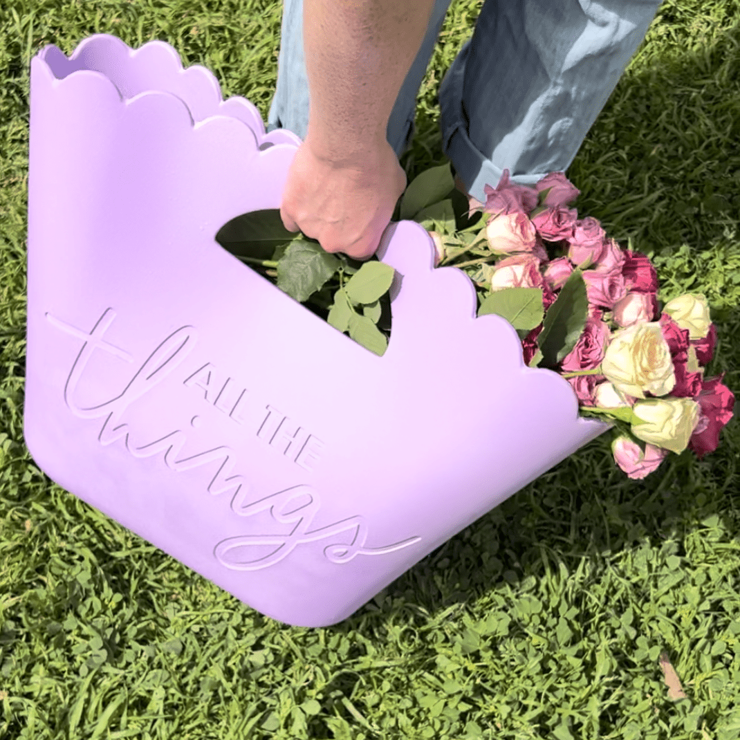 All The Things Lavender Jelly Tote