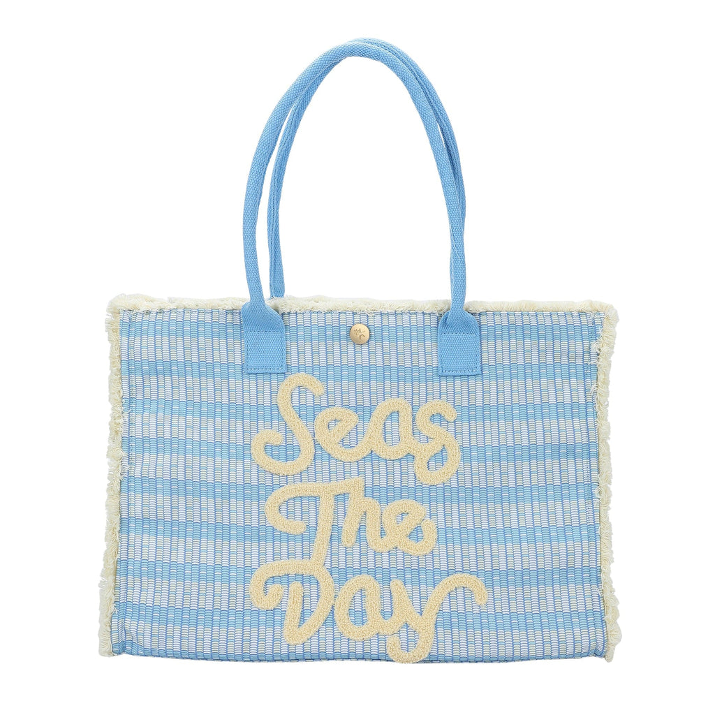 Seas The Day Canvas Tote Bag