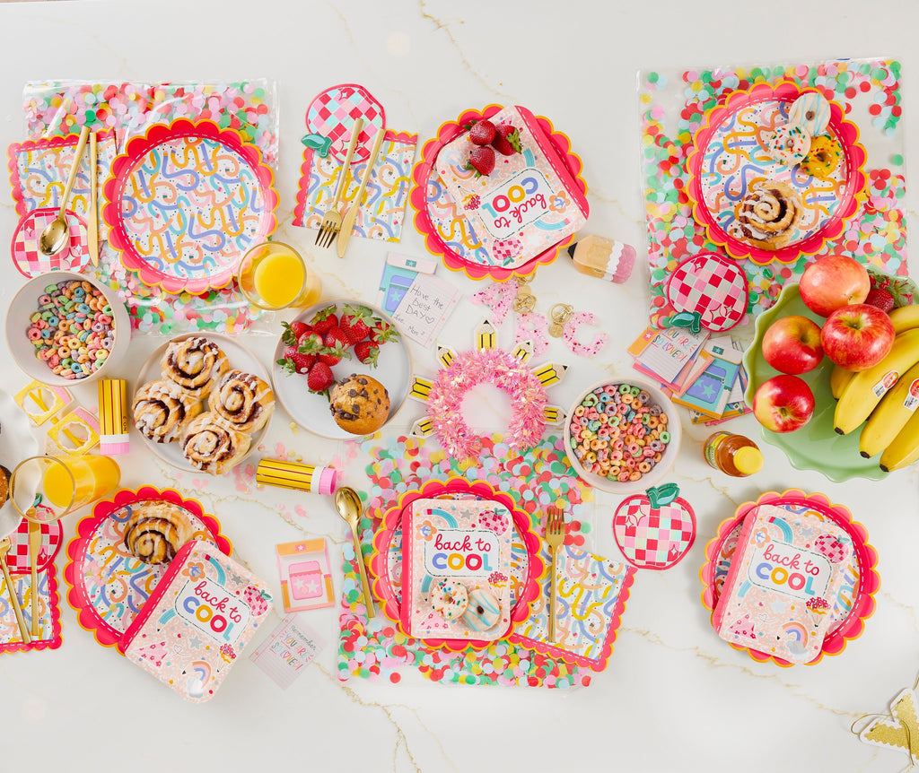 Back To School Tableware Party Kit