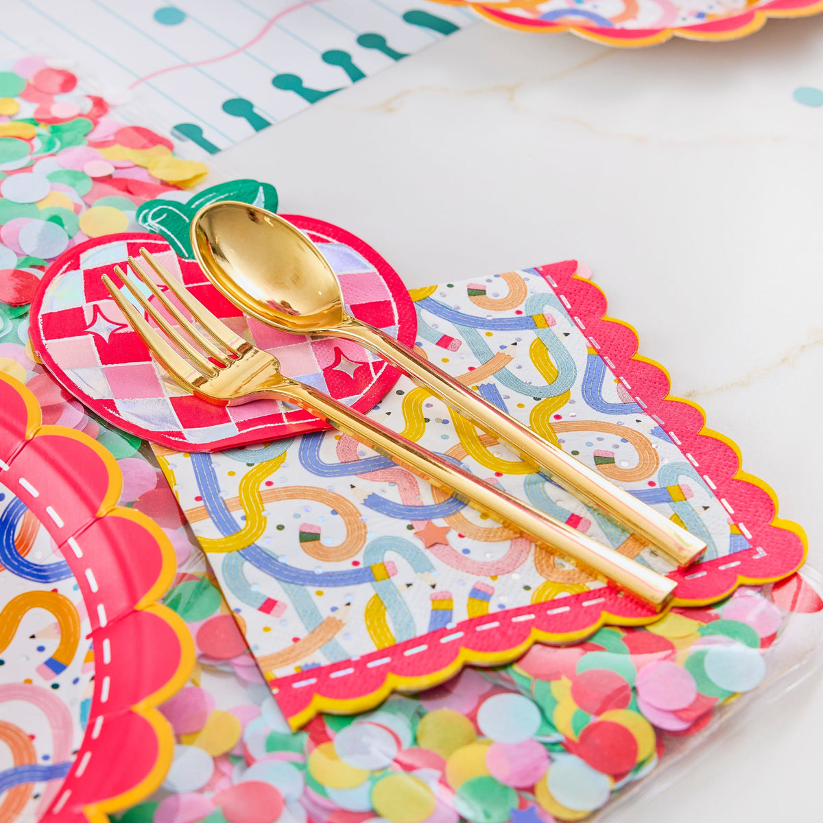 Back To School Tableware Party Kit