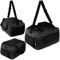 24" Wholesale Black Duffel Bags in Black - Bulk Case of 12 Black Duffles