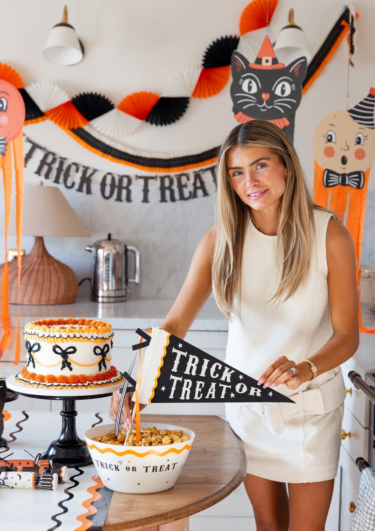 Trick or Treat Felt Pennant