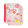 'Back to Cool' Notebook Dessert Plates (8" / 10 ct)