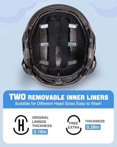 Toddler Helmet,Adjustable Lightweight Baby Infant Bike Helmet for 1-6 Year | CPSC,45-54cm,12 Vents,220g,Dial Fit,2 Washable Liners,with Dust Bag,PC+EPS,for Bike/Scooter/Tricycle