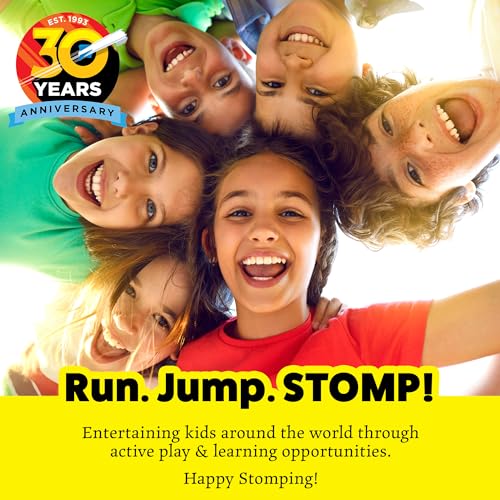 Stomp Rocket Original Dueling Rocket Launcher for Kids, 8 Rockets | Fun Outdoor Toys for Boys & Girls, Ages 5 & Up - Soft Foam Tipped Blaster Set with Mutiplayer Launch Stand Soars Up to 200ft