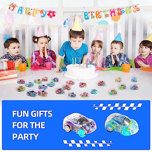 Benzem 50 Pcs Mini Pull Back Cars Set, Pull Back Racing Vehicles for Kids, Bulk Toys Party Favors Treasure Box, Classroom Prizes, Pinata Fillers,Goodie Bag Stuffers for Boys Girls