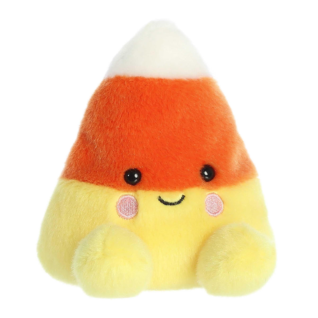 Aurora Palm Pals 5" Maisy Candy Corn Spooky Plush | Bean-filled understuffed bodies with collectible personalities