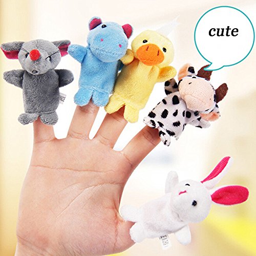 Sealive 22-Piece Animal Finger Puppets, Plush Finger Toys for Kids Ages 3+ | for toddler ages 3+, storytelling, pretend play, puppet shows, with 22 soft animal characters for books and classrooms