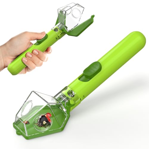 Bug Catcher for Kids with 6X Magnifier, STEM Educational Exploration Toys | Insect Trap Tool for Indoor and Outdoor Bug Discovery, Christmas Birthday Gifts for Adults, Boys and Girls, Green