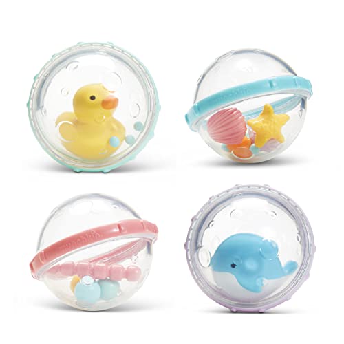 Munchkin® Float & Play Bubbles™ Baby Bath Toys, 4 Count
