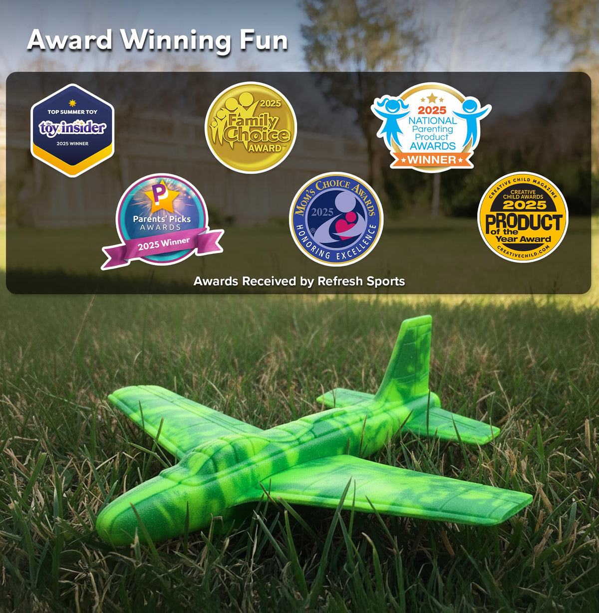 Foam Airplanes - Stocking Stuffers for Kids All Ages 4 5 6 7 8 9 10 Year Old - Best Toy Gift - Boy Toys Stocking Stuffer Gifts - Air Plane Gift Idea - Easter Basket Gifts for Boys & Girls Party Favors