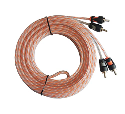 RD True 4 Gauge Car Audio Cable Amp Wiring Kit - 2 Channel Rock Direct CCA Power Cable Amplifier Install Wiring Kit