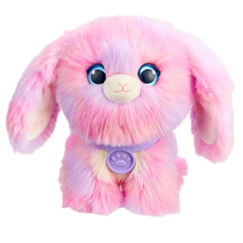 SCRUFFALUVS Tie-Dye Mystery Plush Toy, Wash to Reveal, Scruff a Luvs Pets | Includes deluxe pet carrier, comb, collar, and adoption certificate, animal plushies pretend play set, toddler toys 3+