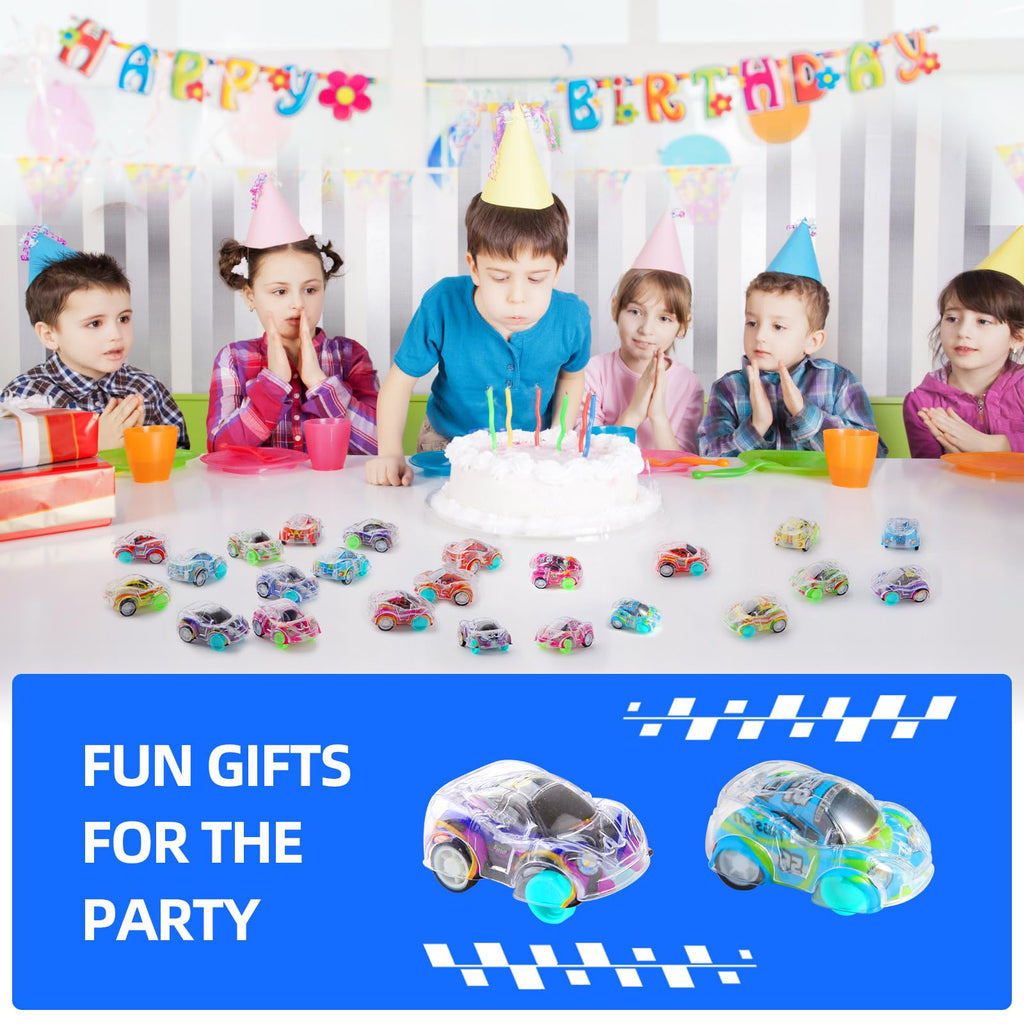Benzem 50 Pcs Mini Pull Back Cars Set, Pull Back Racing Vehicles for Kids, Bulk Toys Party Favors Treasure Box, Classroom Prizes, Pinata Fillers,Goodie Bag Stuffers for Boys Girls