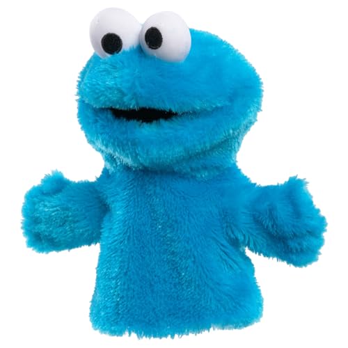 Sesame Street Cookie Monster 9-inch Hand Puppet, Preschool Pretend Play, Kids Toys for Ages 18 Month by Just Play