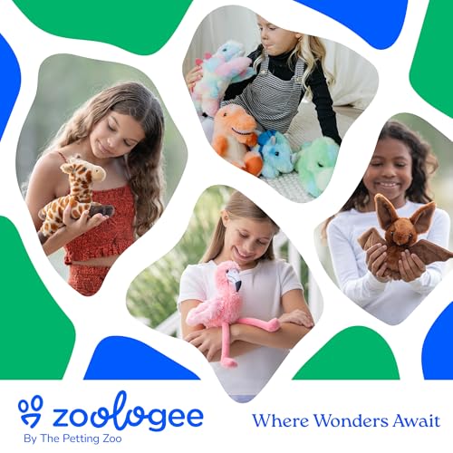 The Petting Zoo Yellow Labrador Dog Stuffed Animal Plushie, Scoopz, 8 in | Yellow Labrador Dog Wildlife Animals by Zoologee. Great Toys for Girls and Boys. Plush Gifts for Kids