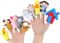 RIY 10Pcs Story Time Finger Puppets - Old Macdonald Had A Farm Educational Puppets Easter Basket Stuffers