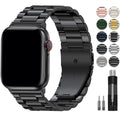 EPULY Metal Band Compatible with Apple Watch Bands for Men 42/44/45/46/49mm | Stainless Steel Strap Suitable for Business Setting & Everyday Wear, Fits iWatch Bands Series 11 10 9 8 7 6 5 4 SE/Ultra3 2 1