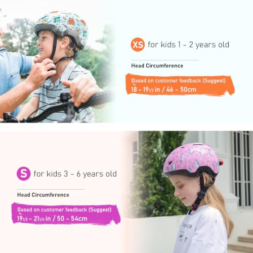 MOUNTALK Toddler Bike Helmet for Boys and Girls Ages 1-6, Toddler Helmet 2-4 Years, Baby and Infant Bike Helmet, Kids Helmet for Bike and Scooter
