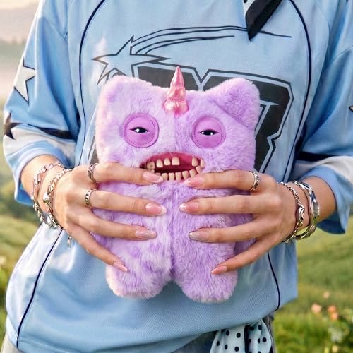 Fuggler Fugglercorns 9 Inch Plush Collectible Toy (Mr Screech) by ZURU | Funny Ugly Monster with signature teeth, soft & huggable collectible plush, for fans & collectors, gift for tweens & teens