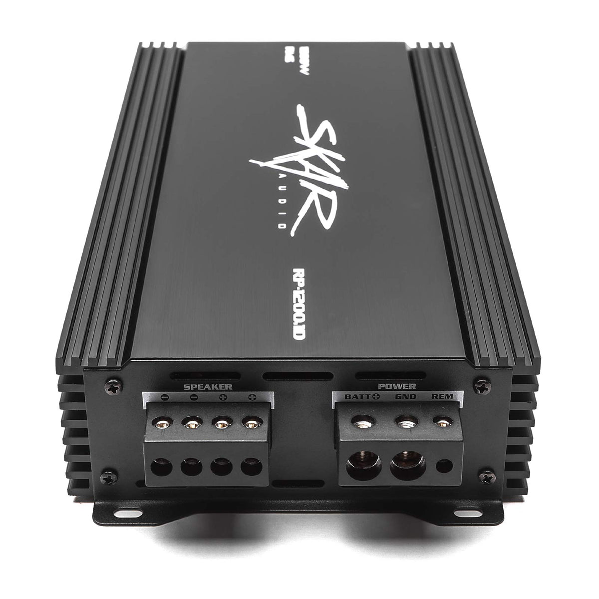 Skar Audio RP-1200.1D Monoblock Class D MOSFET Amplifier with Remote Subwoofer Level Control, 1200W