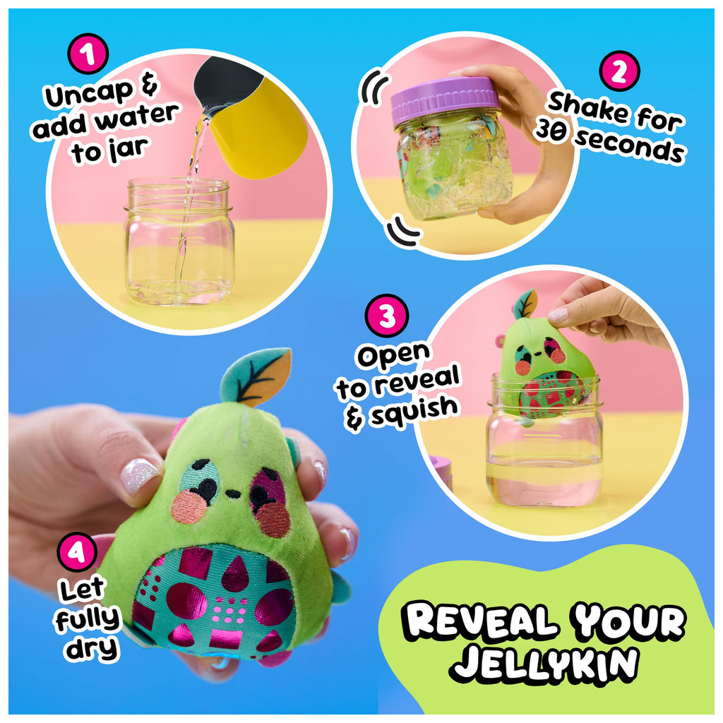 Magic Jellykins Water-Activated 3-Inch Surprise Toy, UNbox 1 of 20 Styles | Global Trend Toy Provides Fun Surprise Unboxing and Collectability with Themed Waves; Sensory Details Encourage Tactile Play