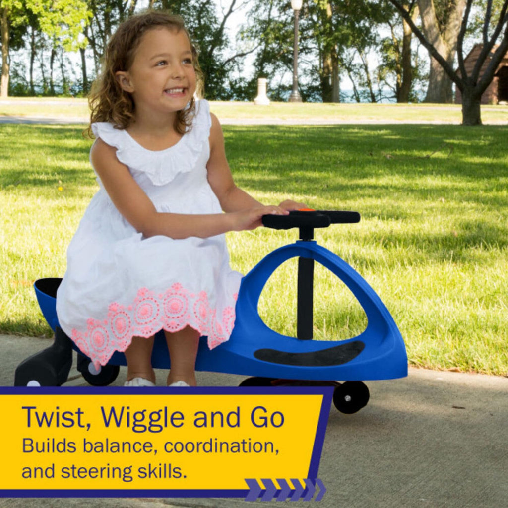 Lil’ Rider Wiggle Car, Ride on Toy for Ages 3 and Up, Blue | Toddler Ride on Toys with no Batteries, Gears, or Pedals Just Twist, Wiggle, and Go