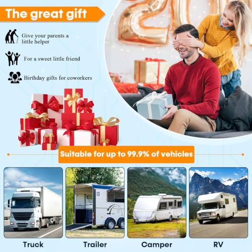 1080P HD Wireless Backup Camera - 1 Minute Magnetic Easy Install No Wiring | 7" Anti-Glare Monitor, Clear Night Vision, Solar 24H Long Life, Scratch-Proof Rear View Camera for Truck, Trailer, Small RV
