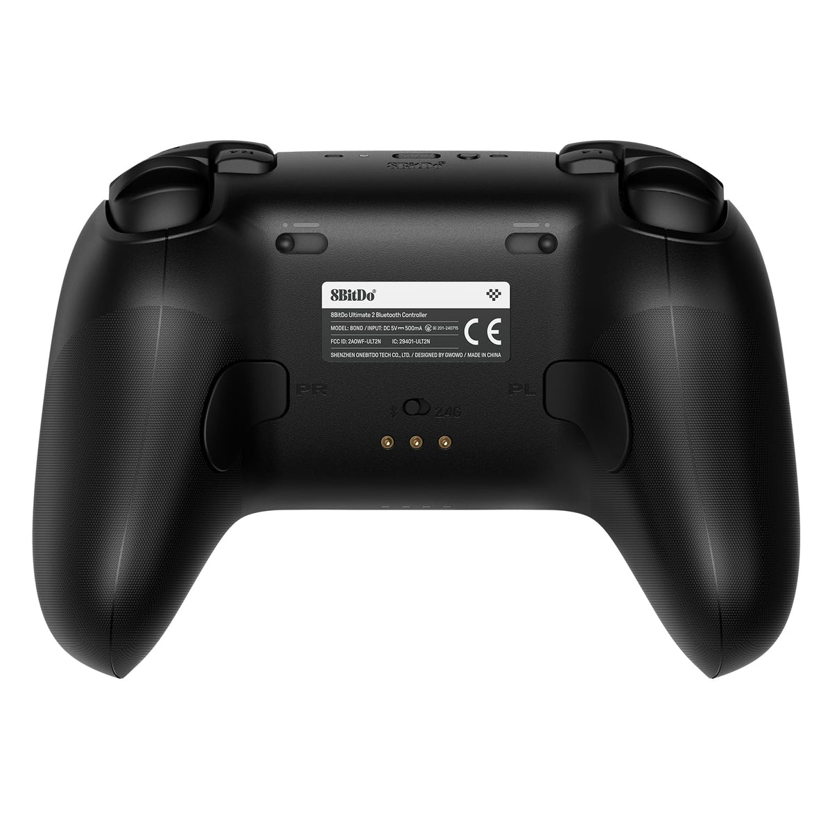8Bitdo Ultimate 2 Bluetooth Controller for Switch 2, Switch & Windows,Black | TMR Joysticks, Switchable Hall Effect/Tactile Triggers, Charging Dock, Vibration and Motion Control, 2 Pro-level back buttons