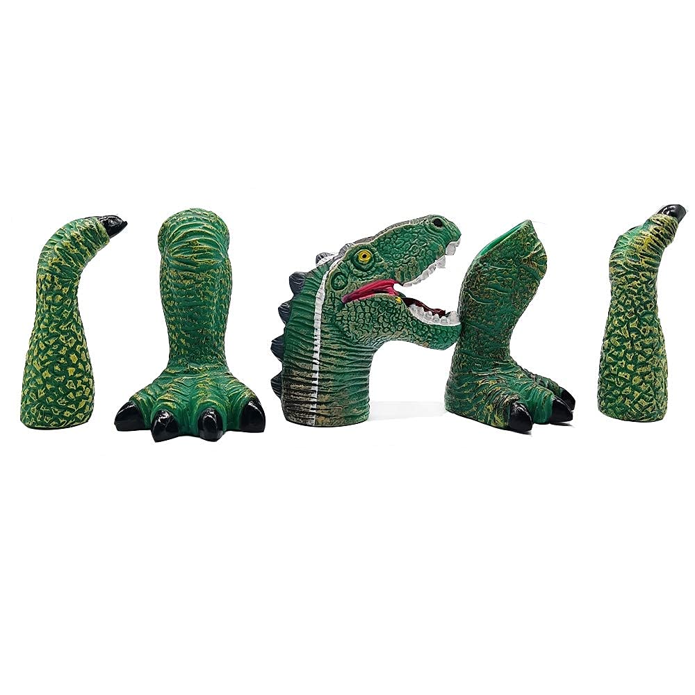 AQKILO Dinosaur Finger Puppet Set, Funny Animal Toy for Stories and Gifts | Weird Stuff Gifts for Dinosaur Fans, Funny Toys, Pretend Play, Storytelling Fun, and Creative Surprises