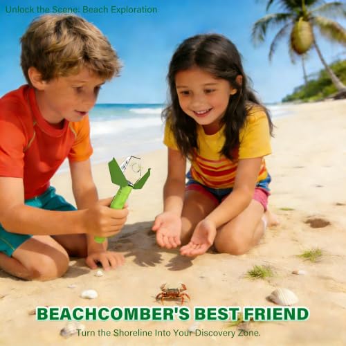 Bug Catcher for Kids with 6X Magnifier, STEM Educational Exploration Toys | Insect Trap Tool for Indoor and Outdoor Bug Discovery, Christmas Birthday Gifts for Adults, Boys and Girls, Green