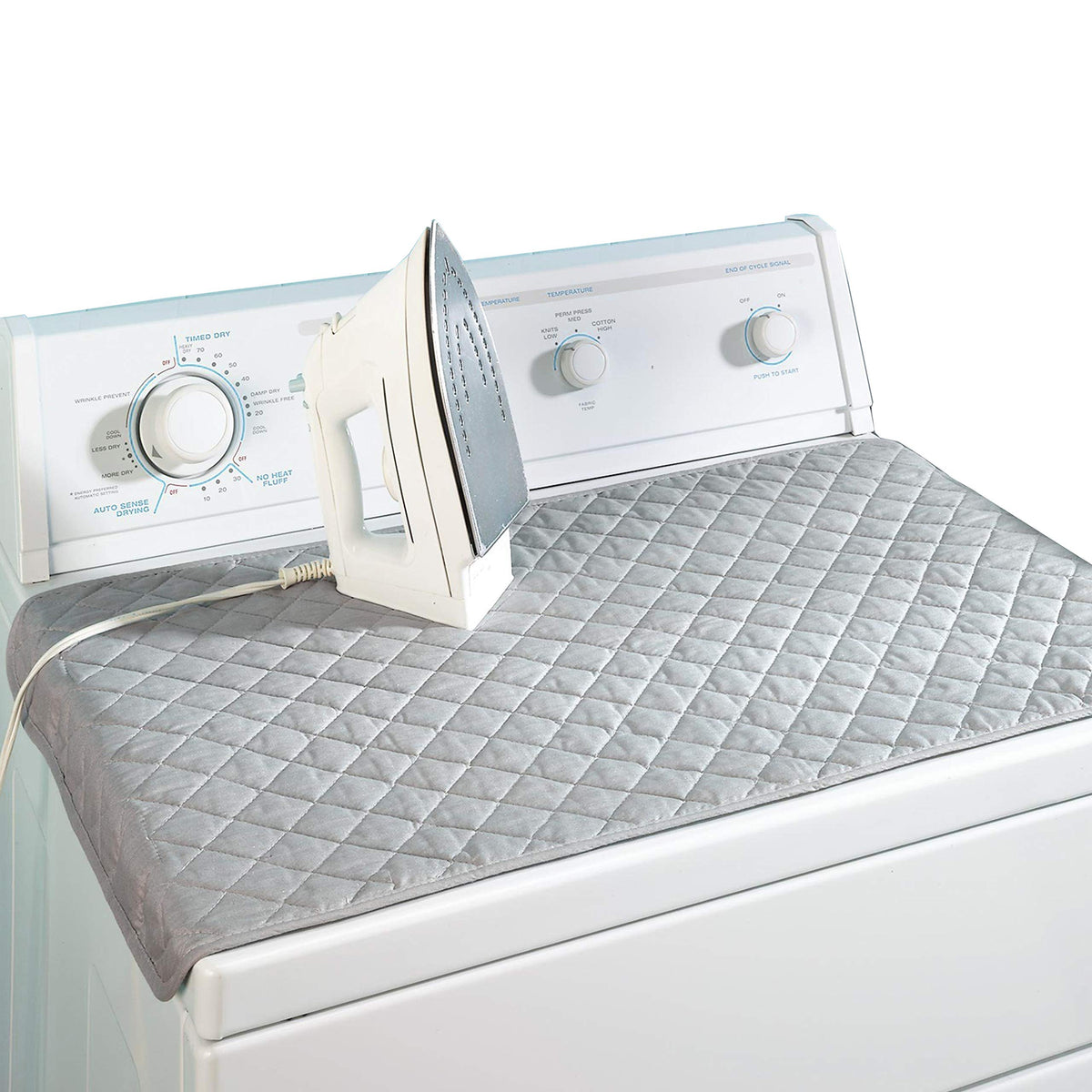 Portable Magnetic Ironing Mat Blanket (Iron Anywhere) Ironing Board Replacement, Iron Board Alternative Cover