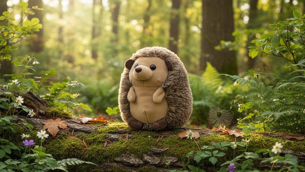 The Petting Zoo Hedgehog Stuffed Animal Plushie, Babiez, Kids Gifts, 6 in | Wild Onez Hedgehog Realistic Wildlife Animals by Zoologee. Great Toys for Girls and Boys. Plush Gifts for Kids