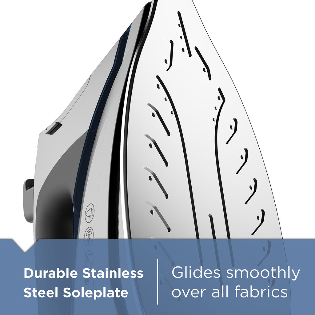 BLACK+DECKER Allure Professional Steam Iron for Clothes | Powerful steam iron with stainless soleplate, precision tip, vertical steam and automatic shutoff.