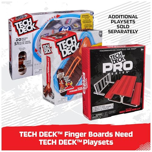 TECH DECK Real Skateboards Ultra DLX Customizable Fingerboards 4-Pack | Customize 4 Boards, Stickers & Grip Tape, Authentic Details, Fidget Skateboard Toy Gifts for Kids & Collectors Ages 6+