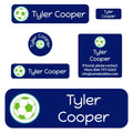 Multicolor Icon School Labels Pack